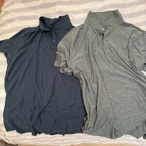 2 Vuori Strato Tech Polos - Blue & Green